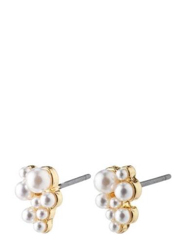 Pilgrim Relando Pearl Earrings Guld