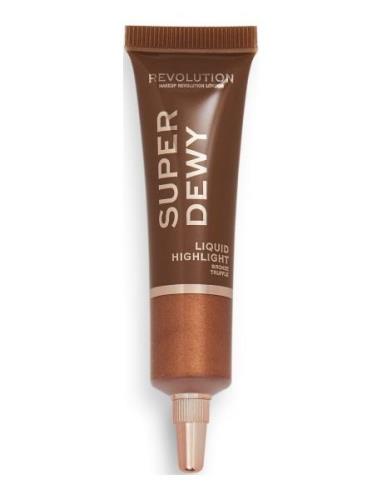 Makeup Revolution Revolution Superdewy Liquid Highlighter Bronze Truff...