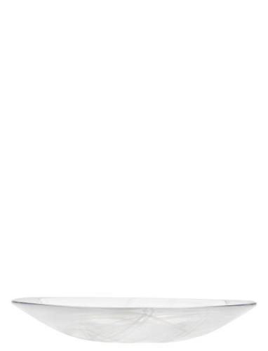 Contrast Plate White//White Home Tableware Serving Dishes Serving Plat...