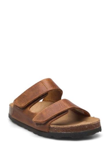 En Fant Sandal Nubuck Leather Brun