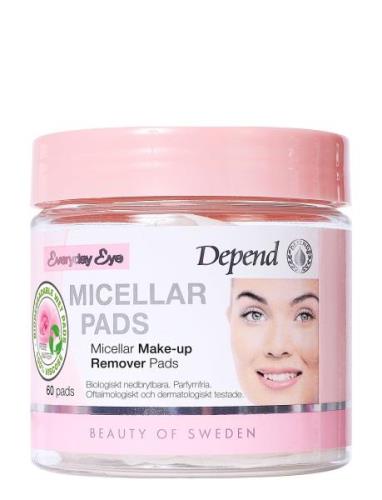 Depend Cosmetic Micellar Make-Up Rem.pads 60Psc Se/No/Dk/Fi Nude