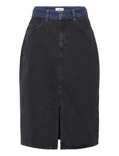 Object Objbeate Hw Denim Skirt E Aw Fair 23 Svart