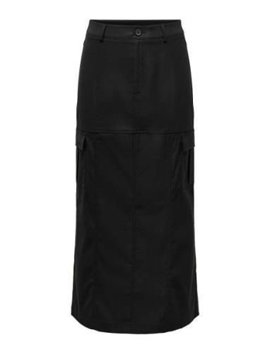 ONLY Onldorothy Hw Long Cargo Skirt Pnt Svart