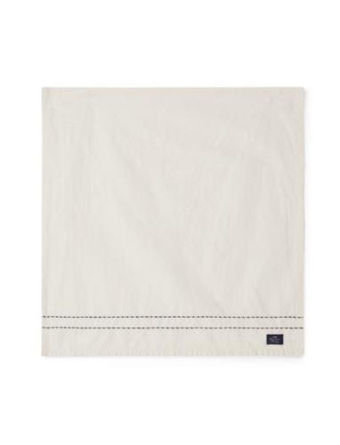 Cotton/Linen Napkin With Embroidered Stitches Home Textiles Kitchen Te...