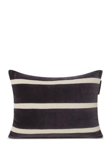 Striped Organic Cotton Velvet Pillow Home Textiles Bedtextiles Pillow ...