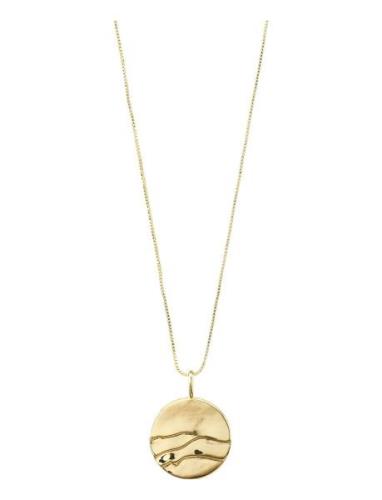 Pilgrim Heat Recycled Coin Necklace Guld