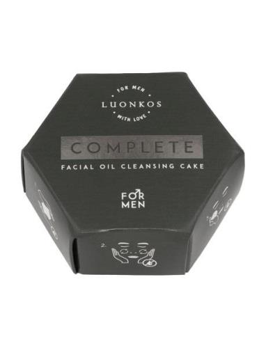 Luonkos Complete Facial Oil Cleansing Cake, For Men Nude