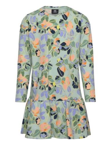 Hummel Hmlblume Dress L/S Grön