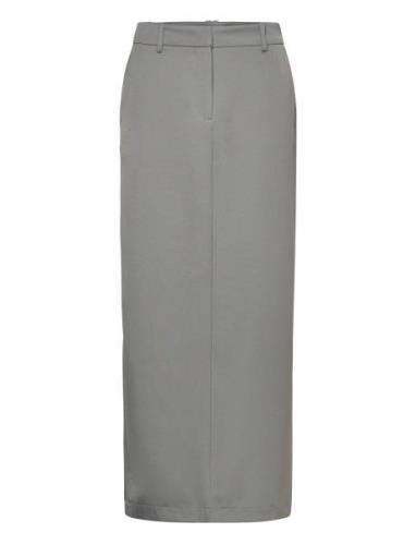 Vero Moda Vmmathilde Mr Tailored Long Skirt D2 Grå