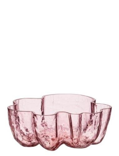 Kosta Boda Crackle Bowl Rosa