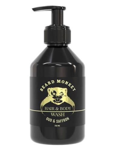 Beard Monkey Hair & Body Wash Oud & Saffron Nude