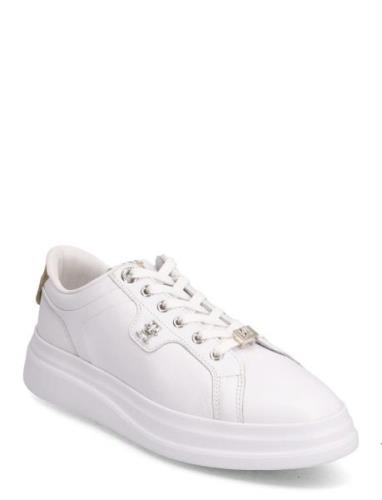 Tommy Hilfiger Pointy Court Sneaker Hardware Vit