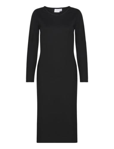 Vila Viarmer L/S Long Dress Svart