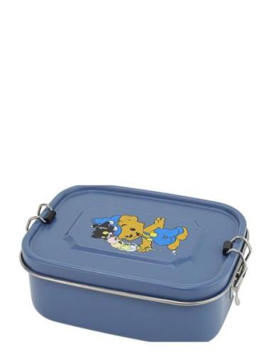 Bamse, Lunchbox In Tinplate, Petrol-Blue Home Meal Time Lunch Boxes Bl...