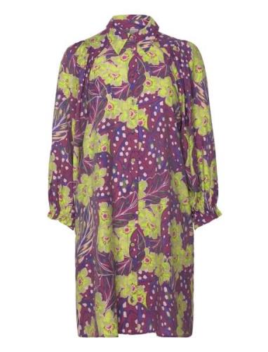 YAS Yasemili 7/8 Shirt Dress S. Lila