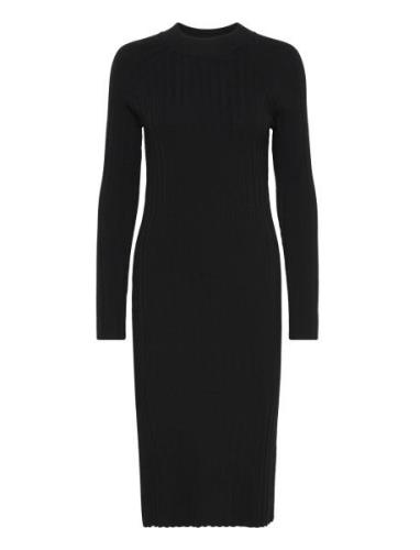 YAS Yaseloni Ls Midi Knit Dress S. Svart