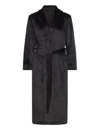 Hunkemöller Robe Velours Long Quilt Svart