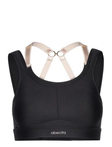 Abecita Powerful Sport Bra Moulded Cups Svart