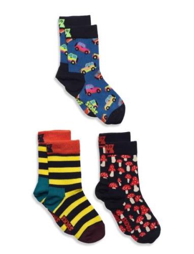 Happy Socks Kids 3-Pack Boozt Gift Set Multi/patterned