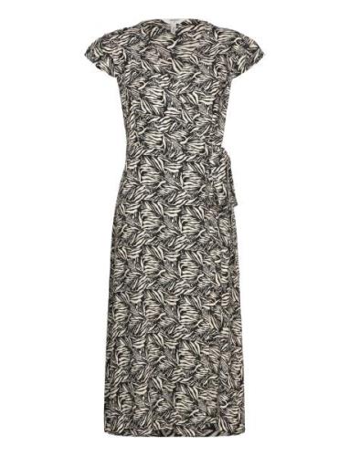 Object Objfrigg S/S Wrap Dress 127 Svart