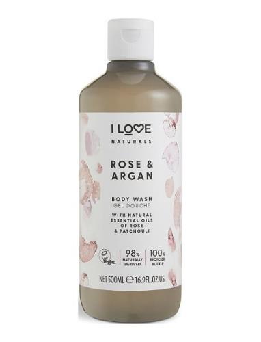 I LOVE I Love Naturals Body Wash Rose & Argan 500Ml Nude