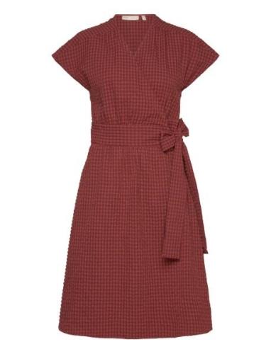 InWear Edenaiw Wrap Dress Burgundy