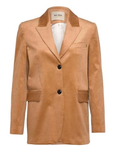 MOS MOSH Mmivory Soft Cord Blazer Brun