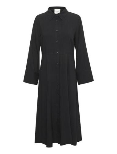 My Essential Wardrobe Hanomw Long Shirtdress Svart