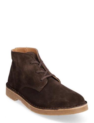 Selected Homme Slhriga New Suede Desert Boot B Brun