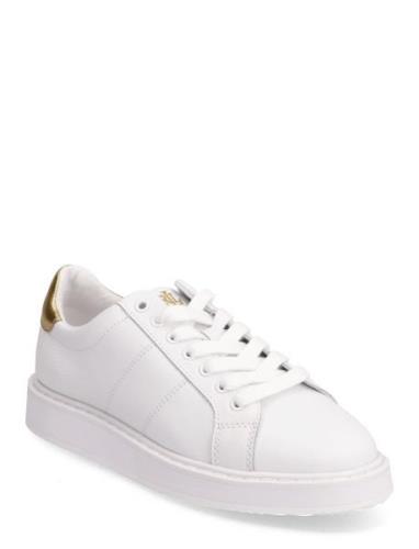 Lauren Ralph Lauren Angeline Iv Action Leather Sneaker Vit