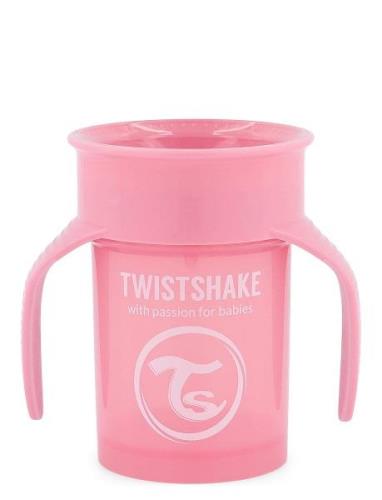 Twistshake 360 Cup 6+M Pastel Pink Home Meal Time Cups & Mugs Cups Pin...