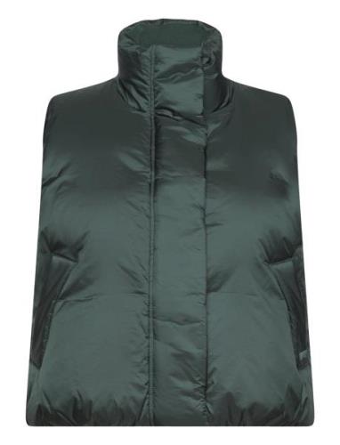 LEVI´S Women Pillow Bubble Vest Darkest Spr Grön