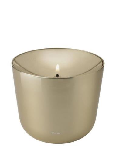 Stelton Solis Olielampe Brass Beige