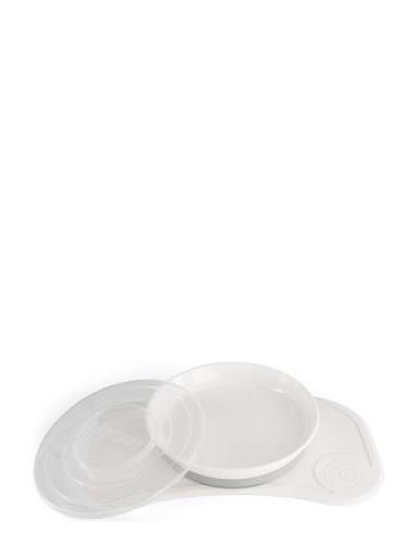 Twistshake Click-Mat Mini + Plate White Home Meal Time Plates & Bowls ...