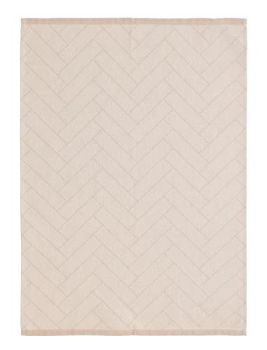 Södahl Tea Towel 50X70 Tiles Beige Beige