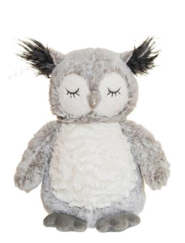 Teddykompaniet Owl, Uve, Grey Grå