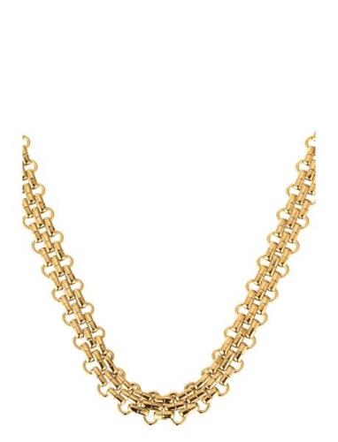 By Jolima Jackie Necklace, Gold Guld