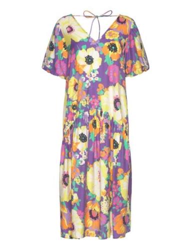 YAS Yasspectrum 2/4 Midi Dress S. Lila