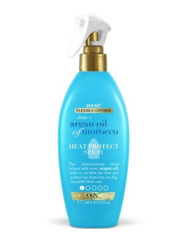 Ogx Argan Extra Strength Heat Protection Spray 177 Ml Nude