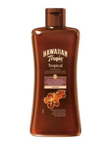 Hawaiian Tropic Tanning Oil Dark 200 Ml Nude