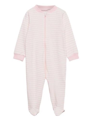 Fixoni Nightsuit W.zipper A. Foot Rosa