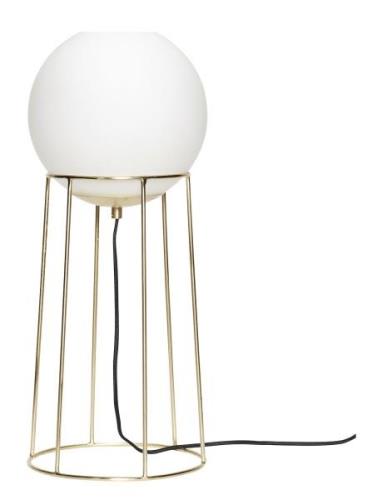 Balance Lampe Home Lighting Lamps Table Lamps Gold Hübsch