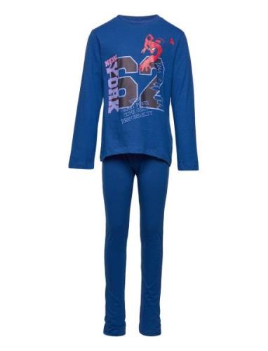 Spider-man Long Pyjamas Blå