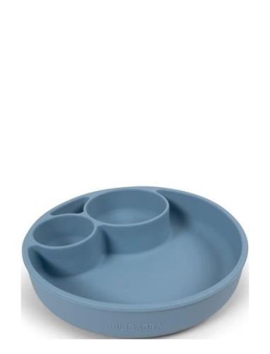 Silic Divided Plate - Powder Blue Home Meal Time Dinner Sets Blue Fili...