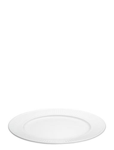 Tallerken Flad Plissé 31,5 Cm Hvid Home Tableware Plates Dinner Plates...
