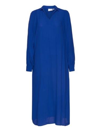 Coster Copenhagen Dress With Wide Sleeves Blå