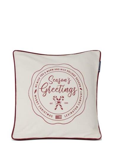 Lexington Home Seasons Greatings Recycled Cotton Pillow Cover Multi/pa...