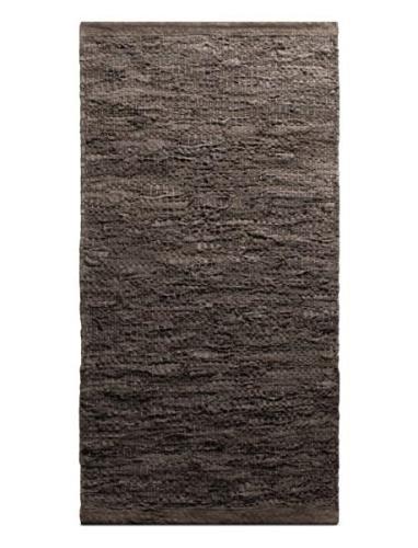Leather Home Textiles Rugs & Carpets Cotton Rugs & Rag Rugs Brown RUG ...