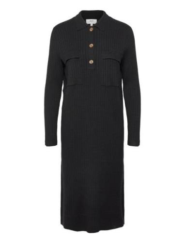 Object Objnoelle Polo Knit Dress Svart