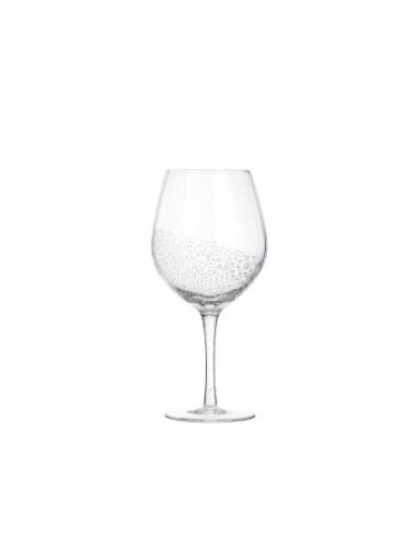 Broste Copenhagen Rødvinsglas 'Bubble' Glas Nude